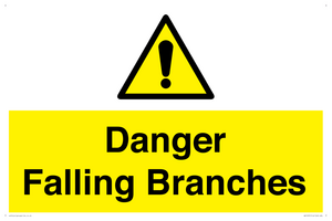 Danger Falling Branches